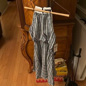 NWT Sequin Hearts Striped Dress